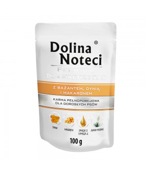 Пауч Dolina Noteci Premium для собак маленьких пород с фазаном, тыквой и лапшой, 100 г