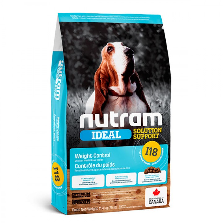 Nutram I18 Ideal Solution Support Weight Control Dog - корм Нутрам I18 Ідеал для собак схильних до зайвої ваги 11,4 кг (I18_11.4)