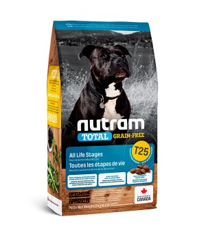 Nutram T25 Total Grain Free - корм Нутрам T25 Тотал с лососем и форелью для собак 2 кг (T25_2)