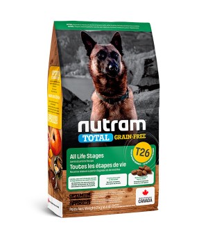 Nutram T26 Total Grain Free - корм Нутрам T26 Тотал з ягням і сочевицею для собак 2 кг (T26_2)