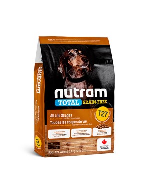 Nutram T27 Total Grain Free - корм Нутрам T27 Тотал с индейкой и курицей для собак мелких пород 20 кг (T27_20)