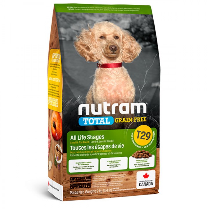 Nutram T29 Total Grain Free - корм Нутрам T29 Тотал з ягням і сочевицею для собак 2 кг (T29_2)