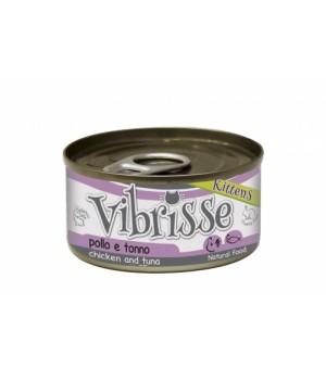 Vibrisse Kittens - консерви Вібріс c куркою й тунцем для кошенят 70 г (A1018780)