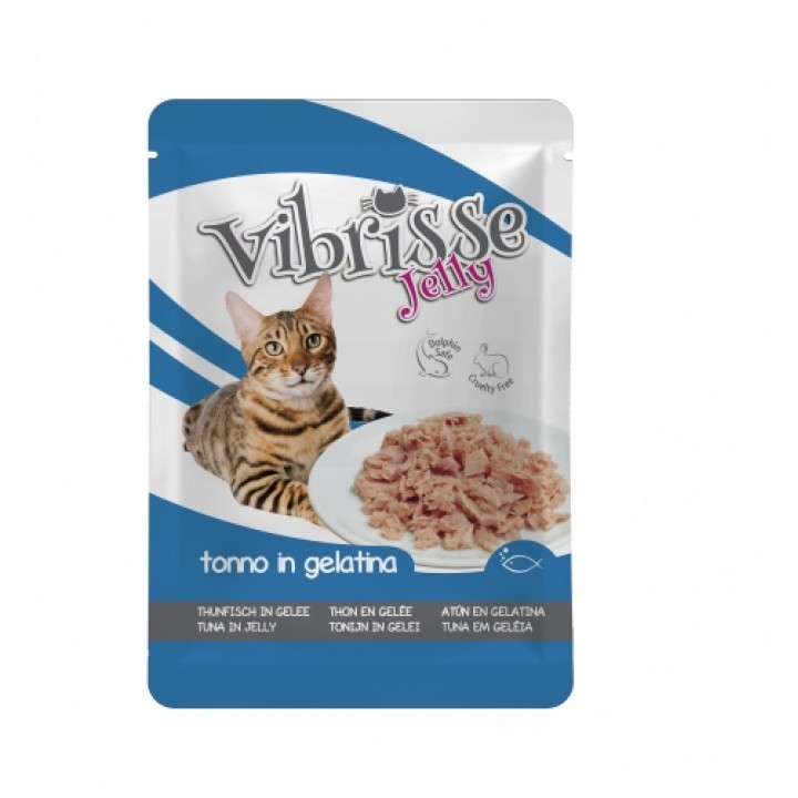 Vibrisse Jelly - консервы Вибрисс Джелли с тунцом в желе для кошек (пауч) 70 г (C1018985)