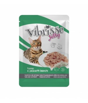 Vibrisse Jelly - консервы Вибрисс Джелли с тунцом и корюшкой в желе для кошек (пауч) 70 г (C1018987)