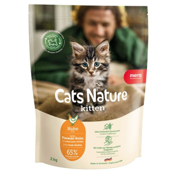 MERA Cats Nature Kitten Chicken (Huhn) корм для котят всех пород с курицей, 2 кг
