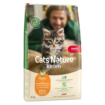 MERA Cats Nature Kitten Chicken (Huhn) корм для котят всех пород с курицей, 10 кг