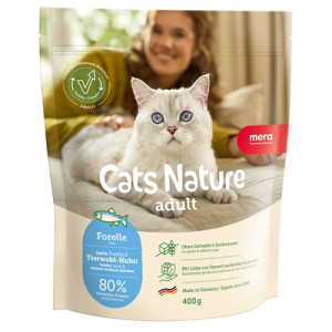 MERA Cats Nature Adult Trout (Forelle) корм для дорослих котів всіх порід з фореллю, 400 г