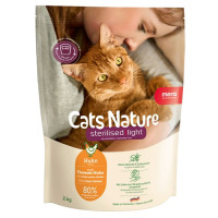 MERA Cats Nature Sterilised Light Chiken (Huhn) корм для стерилізованих та кастрованих котів з куркою, 2кг