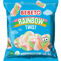 Цукерки-маршмелоу Bebeto "Веселковий твіст" 135 г (8690146101628)