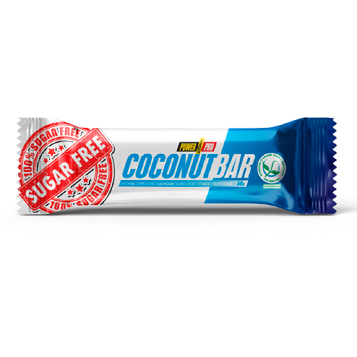 Батончик Power Pro Cococnut Bar без сахара, 40 г (44820231511641)