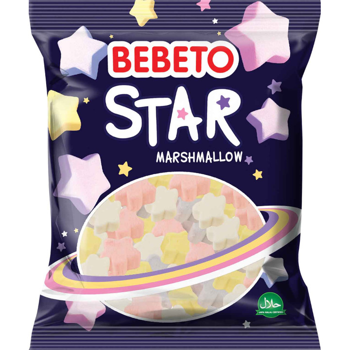 Конфеты-маршмеллоу Bebeto "Звезда" 30 г (8690146119869)