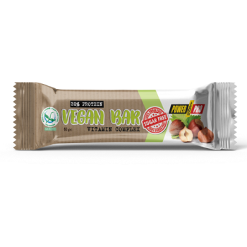 Батончик Power Pro Vegan Bar без цукру, з горіхами та сухофруктами, 60 г (4820231512709)