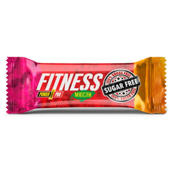 Батончик низьковуглеводний Power Pro Fitness Мюслі з горіхами без цукру, 40 г (4820231510118) Батончик низьковуглеводний Power Pro Fitness Мюслі з горіхами без цукру, 40 г (4820231510118)