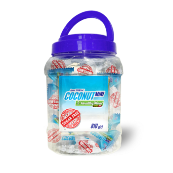 Цукерки Power Pro Coconut Mini без цукру, банка 810 г