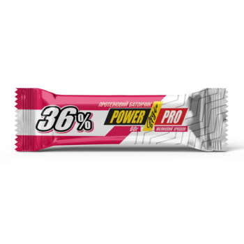 Протеїновий батончик Power Pro 36% білку, малиновий крюшон, 60 г (4820214004719) Протеїновий батончик Power Pro 36% білку, малиновий крюшон, 60 г (4820214004719)