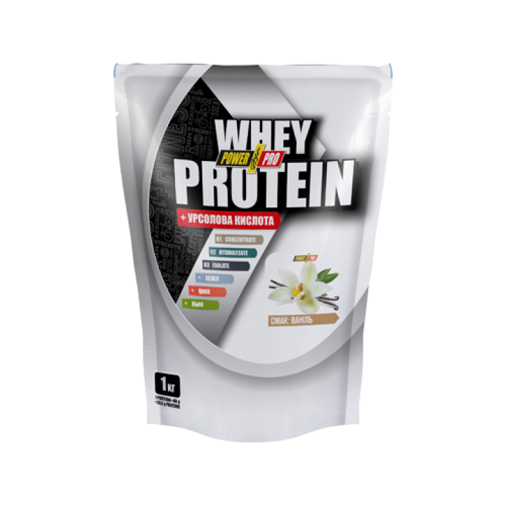 Протеїн Power Pro Whey Protein Ваніль, 1 кг (4820231512563)
