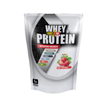 Протеїн Power Pro Whey Protein Полуниця, 1 кг (4820231512617)