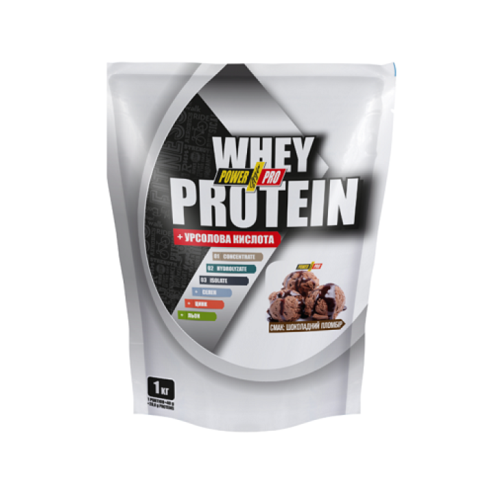 Протеїн Power Pro Whey Protein Шоколадний пломбір, 1 кг (4820231512594)