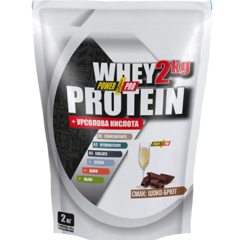 Протеїн Power Pro Whey Protein Шоко-брют, 2 кг (4820214004078)