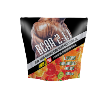 Амінокислота Power Pro BCAA Фруктовий пунш, 500 г (4820231512112)