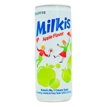Напій газований Lotte Milkis Яблуко, 250 мл (809939084453) Напій газований Lotte Milkis Яблуко, 250 мл (809939084453)