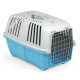 Переноска MPS Pratico2 Metal до 18 кг, 55х36х36 см, синяя/голубая
