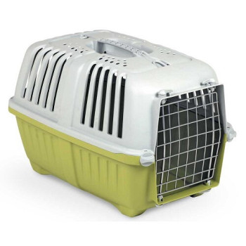 Переноска MPS Pratico3 Metal до 24 кг, 60х40х38 см, зеленая