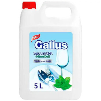 Жидкость для мытья посуды Gallus Spulmittel Minze Duft Мята 5 л (4251415301428) Жидкость для мытья посуды Gallus Spulmittel Minze Duft Мята 5 л (4251415301428)