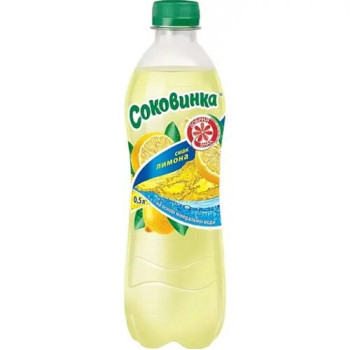 Напій безалкогольний Соковинка зі смаком лимона 0,5 л (4820051240783)