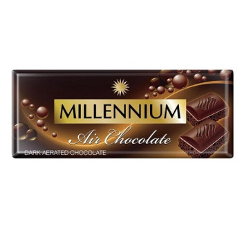 Шоколад Millennium черный пористый, 85 г (4820240030768) Шоколад Millennium черный пористый, 85 г (4820240030768)