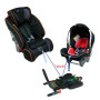 Автокресло Klippan Dinofix Black&Grey с базой