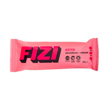 Батончик Кето Fizi Strawberry+Almond 45г Батончик Кето Fizi Strawberry+Almond 45г