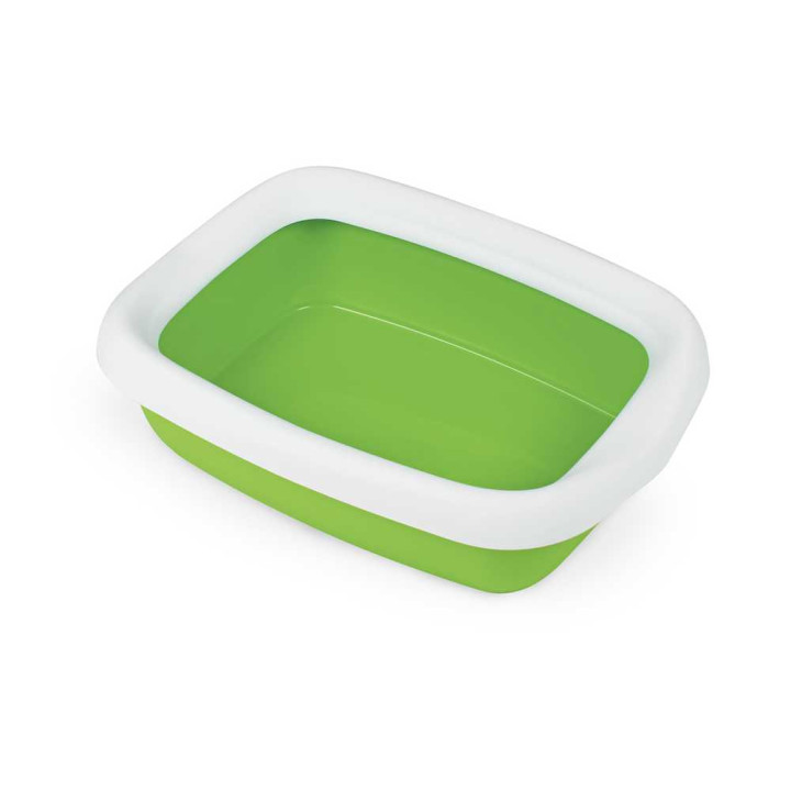 Туалет для кішок з рамкою MPS BETA SMALL GREEN, 43х31х12 см