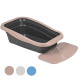 Туалет для кішок з рамкою і килимком MPS NELLA KIT, 58x37,5x18 см