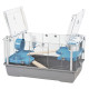Клетка для кроликов и морских свинок MPS EVA 22 GREY/СHROME, 79x45x42h