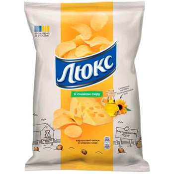Чипсы Люкс со вкусом сыра 125 г Чипсы Люкс со вкусом сыра 125 г
