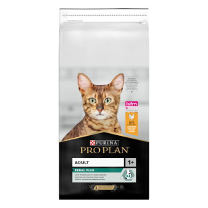 Сухой корм PRO PLAN Adult 1+ Renal Plus для взрослых кошек с курицей 14 кг