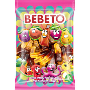 Жувальні цукерки Bebeto "Пляшечки Коли" 1 кг (8690146030577)