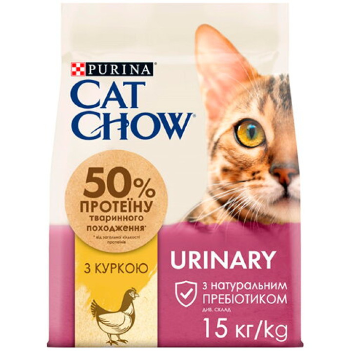 Cat Chow Urinary - корм Кет Чау корм для профілактики захворювань сечовивідних шляхів 15 кг 5997204514424