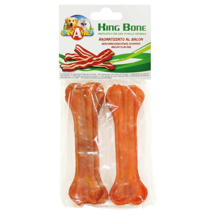 Кость Croci King Bone Bacon, 15см, 95гр, 2шт/уп