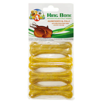 Кістка Croci King Bone Chicken, 10см, 35гр, 4шт/уп