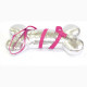 Croci Glossy - повідець Croci Glossy для собак 1×120 см шкірзам лак/нейлон рожевий (8023222067080)