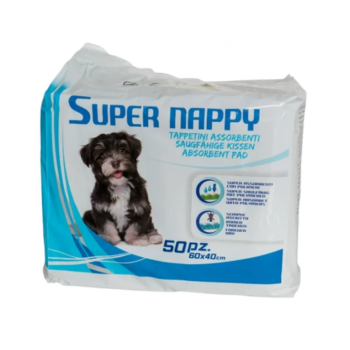 Croci Super Nappy - пелюшки Super Nappy для собак 60х40 50 шт (8023222174788)
