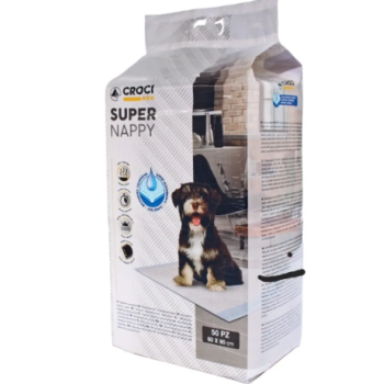 Croci Super Nappy - пелюшки Super Nappy для собак 90х60 50 шт (8023222099531)