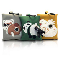 Міні-сумка з пакетами для фекалій Croci Panda 10,5х8,5cм