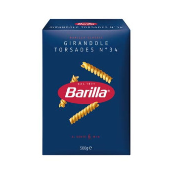Макарони Торсадес/Джирандоле №34 BARILLA 500г