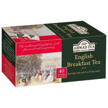 Чай черный"Ахмад" English Breakfast 40х2 г Чай черный"Ахмад" English Breakfast 40х2 г
