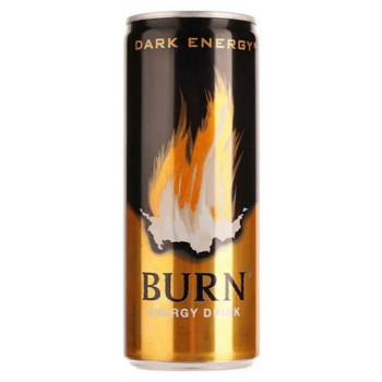 Напій енергетичний безалкогольний Burn Dark Energy, 250 мл (5060608749898)