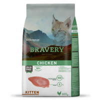 BRAVERY Chicken Cat Kitten - сухий корм для кошенят, з куркою, 600 гр